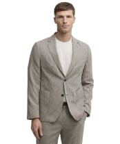 Men's Barbour Forstone Houndstooth Blazer - Stone