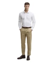 Men's Barbour Bellamy Cotton Trouser - Sand