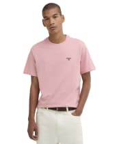 Men's Barbour Essential Sports T-Shirt - Mineral Pink