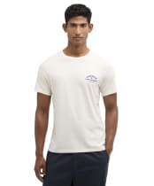 Men's Barbour Cranmer Logo T-Shirt - Whisper White