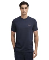 Men's Barbour International Langston Jacquard T-Shirt - Navy