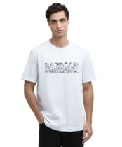Men's Barbour International Unite Printed T-Shirt - Skywriting