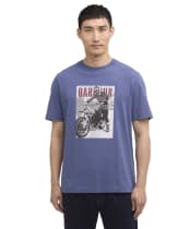 Men's Barbour International Arnes Photographic T-Shirt - Oceana
