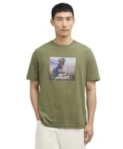Men's Barbour International Walde Photographic T-Shirt - Olvine