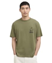 Men's Barbour International Staithes Graphic T-Shirt - Olvine