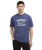 Men's Barbour International Shifter Graphic Print T-Shirt - Oceana