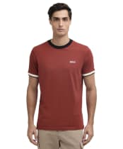 Men's Barbour International Howall T-Shirt - Burnt Henna