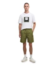 Men's Barbour International Inline Shorts - Cable Olive