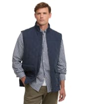 Men's Barbour Sander Quilted Gilet - Navy