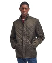 Men's Barbour Flyweight Chelsea Quilted Jacket - Olive