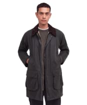 Barbour Border Waxed Jacket - Sage