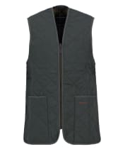 Men's Barbour Classic Quilted Waistcoat / Zip-In Liner - Olive