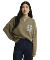 Women's Barbour Selena Sweatshirt - Bleached Olive