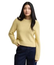 Women's Barbour Fawley Knitted Jumper - Soured Citrus