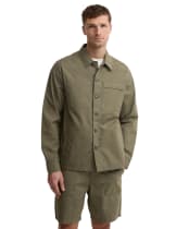 Men's Barbour Sherburn Cotton Overshirt - Dusty Olive