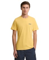 Men's Barbour International Small Logo Tee - Misted Yellow