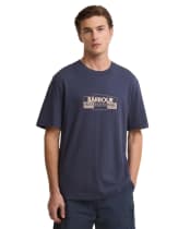 Men's Barbour International Leighton Graphic T-Shirt - Oxford Navy