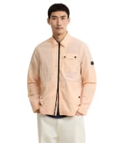 Men's Barbour International Inline Overshirt - Bleached Apricot