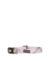 Barbour Tartan Printed Dog Collar - Pink Tartan