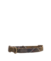 Barbour Tartan & Webbing Dog Collar - Classic Tartan