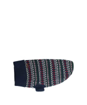 Barbour Marlow Fair Isle Dog Jumper - NAVY FESTIVE