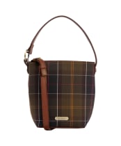 Women's Barbour Cedar Mini Tartan Bucket Bag - Classic Tartan