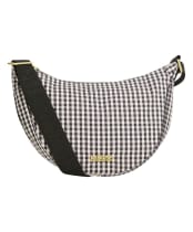 Women's Barbour International Boulevard Shoulder Sling Bag - BLACK/WHITE GIN