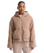 Women's Barbour International Ramona Fleece Casual Jacket - Nutmeg