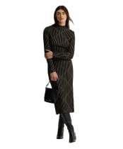 Women's Barbour Adina Knitted Dress - Black Multi