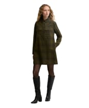 Women's Barbour Shae Mini Dress - Sage / Classic Tartan