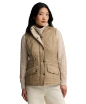Women's Barbour Cavalry Gilet - LT TRENCH/PEARL