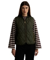 Women's Barbour Glendyn Quilted Gilet - Olive / Shadow Classic