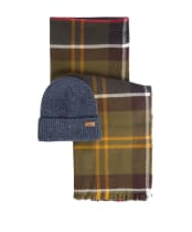Women's Barbour Pendle Beanie & Blair Scarf Gift Set - Classic Tartan
