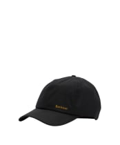 Women's Barbour Belsay Wax Sports Cap - Black / Cardinal