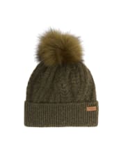 Women's Barbour Elsdon Beanie Hat - Olive