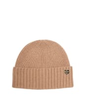 Women's Barbour Annette Knitted Beanie Hat - Classic Beige