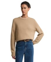 Women's Barbour Woodhouse Knitted Jumper - Warm Trench