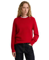 Women's Barbour Woodhouse Knitted Jumper - Crimson
