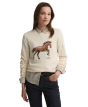 Women's Barbour Homeswood Knitted Jumper - Ecru