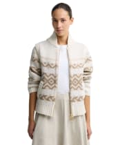 Women's Barbour Maplewood Knitted Zip Through Jumper - Multi
