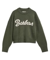 Women's Barbour Ivybridge Knitted Jumper - Olive