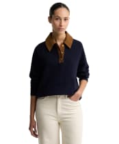 Women's Barbour Ravenshill Knitted Jumper - Navy