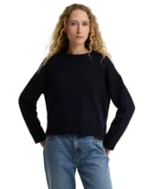 Women's Barbour Harling Cotton Knitted Jumper - Navy