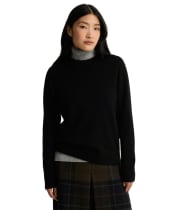 Women's Barbour Penwood Cashmere Knitted Jumper - Black