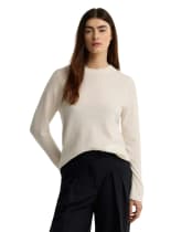Women's Barbour Penwood Cashmere Knitted Jumper - Ecru