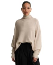 Women's Barbour International Lilah Knitted Jumper - Moonbeam