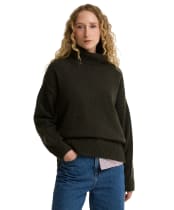 Women's Barbour Stanford Fleck Knitted Jumper - Olive