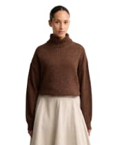 Women's Barbour Stanford Fleck Knitted Jumper - Rustic