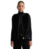 Women's Barbour International Oulton Faux Fur Liner - Black