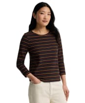 Women's Barbour Wynn Striped Top - Shadow Classic Stripe